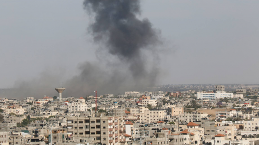 צילום: תקשורת ערבית דיווח בעזה: מחבל נהרג בפיצוץ פנימי בצפון מערב הרצועה