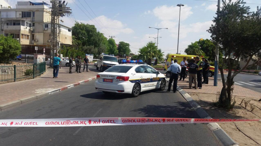 צילום: תיעוד מבצעי מד שני פצועים קל באירוע דקירות ברמת גן