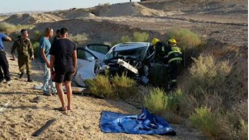 צילום: רשת חברתית כביש הדמים: לאחר התאונות הקטלניות, תאונה נוספת בכביש 90