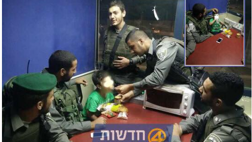 צילום: חדשות 0404 בן 3 משועפט הגיע למחסום – לוחמינו דאגו לו עד לאיתור הוריו