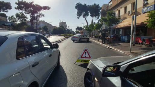 צילום: אושרי פלג ציר אח"י אילת בקריית חיים נסגר עקב חפץ חשוד