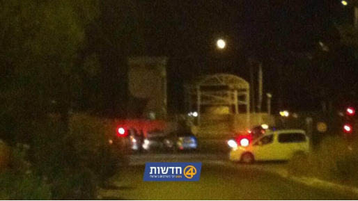 צילום: אורן גרשון קבוצת פעילי שמאל נכנסה לרמאללה והותקפה בבקת"ב ואבנים