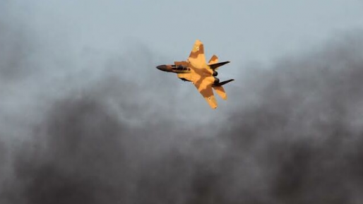 צילום: זהר עזר חיל האוויר תקף ברצועת עזה בתגובה לנפילת הרקטה