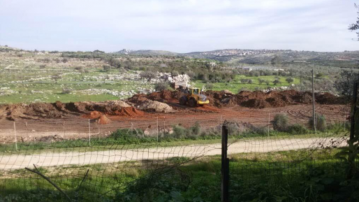 צילום: תנועת רגבים מכתב לליברמן: פעל לעצירת עבודות ערביות בלתי חוקיות ליד כוכב יאיר