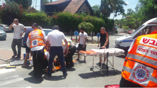 צילום: דוברות איחוד הצלה שני רוכבי אופנוע נפצעו בינוני בתאונה בקריית אתא