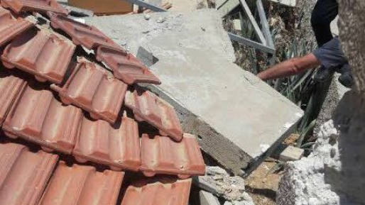 צילום: דוברות כב פצוע קשה בקריסת תקרת מחסן בערד
