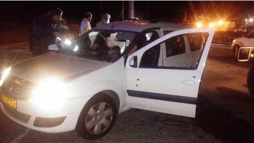 צילום: דוברות מועצת גוש עציון פצוע בינוני בפיגוע ירי לעבר רכב בכביש תקוע-אפרת