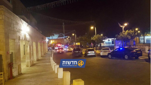 צילום: אביב כהן קצר במזגן גרם לשריפה סמוך למסגד בעכו