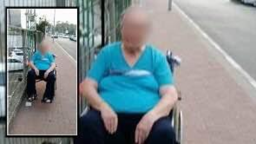 צילום: פייסבוק מטפלת זרה קשרה קשישה לגדר בזמן שעשתה קניות וסיכנה את חייה