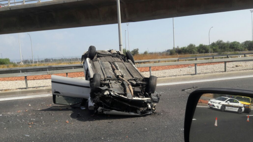 בתוך שעה: תאונת דרכים שנייה בכביש עוקף קריות