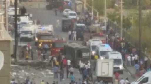 צילום: טוויטר טורקיה: נפגעים ונזק כבד בפיגוע בעיר כורדית במזרח המדינה