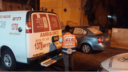 צילום: תיעוד מבצעי מד הולכת רגל נפצעה בינוני מפגיעת רכב באשדוד