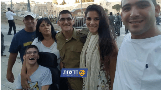 צילום: גל לוי רן התגייס לכפיר ואחיו התאום הלוקה בשיתוק מוחין יתנדב בחיל הים