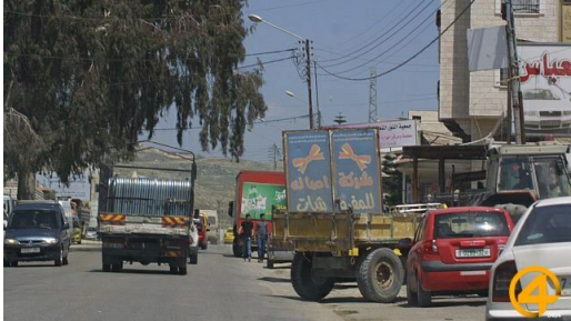 צילום: איציק וייס אבנים הושלכו לעבר רכב באזור חווארה בשומרון