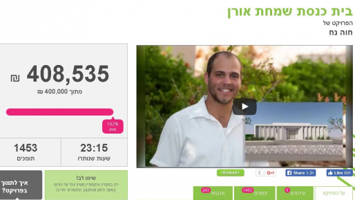 צילום: הדסטארט עם ישראל במיטבו: נתרם הסכום להנצחת לוחם גולני שנהרג ב"צוק איתן"