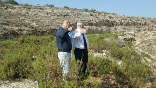 צילום: חדשות 0404 סגן השר אלי בן דהן: "אפעל להשלמת כביש עוקף מערב בנימין"