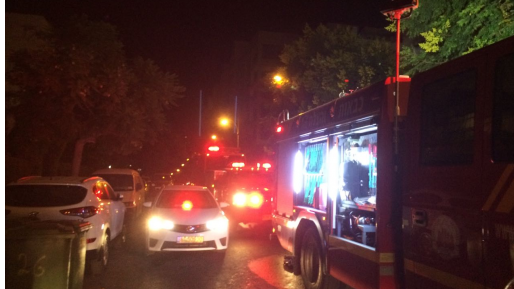 צילום: רס״ר רוול עוז, כבאות והצלה גבעתיים קשישה בת 86 נפטרה לאחר ששאפה עשן כתוצאה משריפה בדירתה