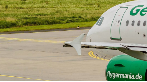 צילום: flygermania מטוס גרמני שעשה דרכו לתל אביב הכריז על מצב חירום