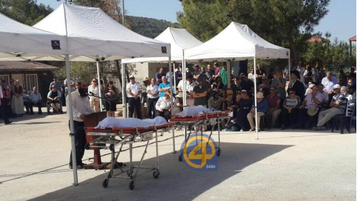 צילום: חדשות 0404 תמונה קשה: אחינועם ונבו שנהרגו בגאורגיה הובאו למנוחות