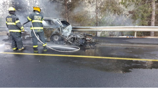 צילום: חדשות 0404 רוכב אופנוע נפצע בתאונה בכניסה לבית אריה