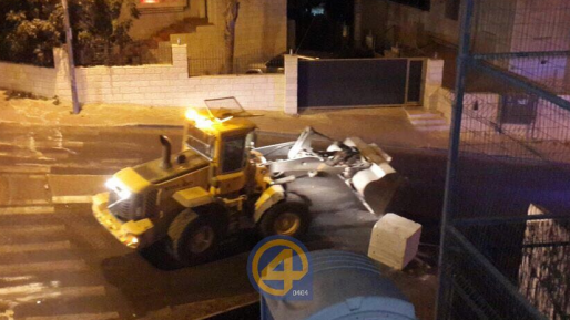 צילום: חדשות 0404 צפו: כוחותינו חוסמים את הרחוב לג׳בל מוכבר עקב ירי זיקוקין