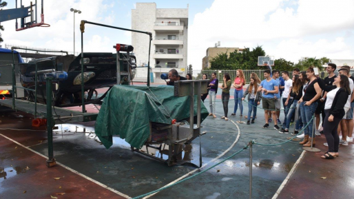 צילום: רפי עשור קריית אתא: הפניניג בטיחות בדרכים ברוגוזין