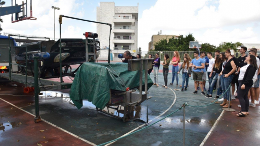 קריית אתא: הפניניג בטיחות בדרכים ברוגוזין