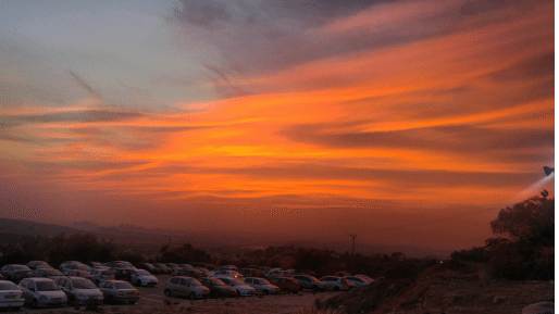צילום: ירין שמעוני ארצנו היפה: שקיעות באלקנה ובמעלה לבונה
