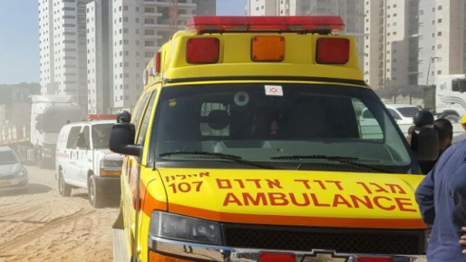 צילום: תיעוד מבצעי מד תינוקת נכוותה ממים חמים באור עקיבא