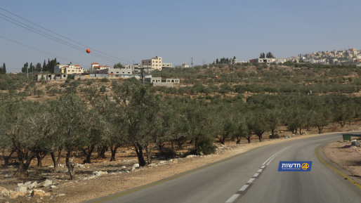 צילום: 0404 הטרור בישראל: מטען חבלה התפוצץ על הציר המוביל למבוא דותן