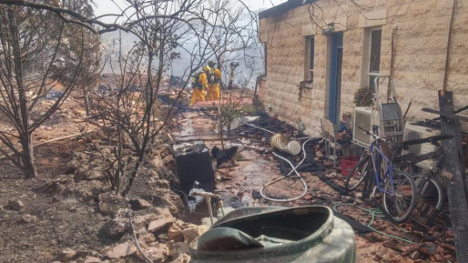 צילום: דוברות המשטרה שר הפנים הנחה לתת סיוע מיידי לרשויות שבתחומן אירעו שריפות