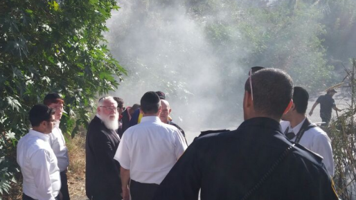 צילום: חדשות 0404 שריפת חורש פרצה ברכסים