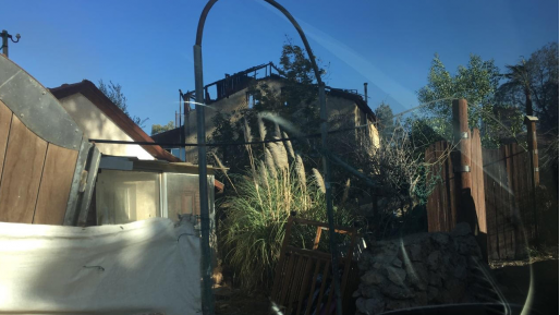 צילום: שלמה מור תושבת חיפה שביתה נשרף: ״צריך להתחיל הכל מחדש״. מאות בתים ניזוקו