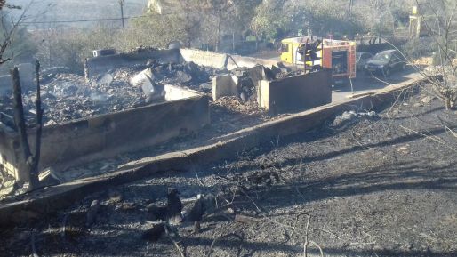 צילום: דוברות כבאות והצלה, יו כוחותינו תפסו מחבלים נוספים בעת ניסיונות הצתה באיו״ש