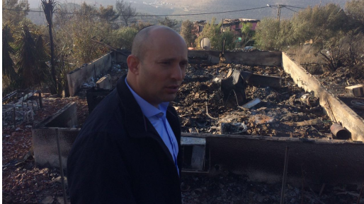 צילום: בנט בנווה צוף: ״היה כאן ניסיון לרצוח ישוב שלם על יושביו״