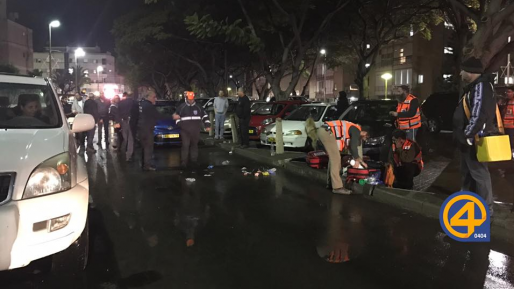 צילום: 0404 שני רוכבי אופנוע נפצעו בינוני וקל בתאונת דרכים בקריית מוצקין