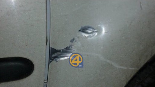 צילום: מיכאל רם ניסיון לרצח יהודים: ערבי השליך בלוק לעבר רכב – באורח נס הפיגוע הסתיים בנזק בלבד