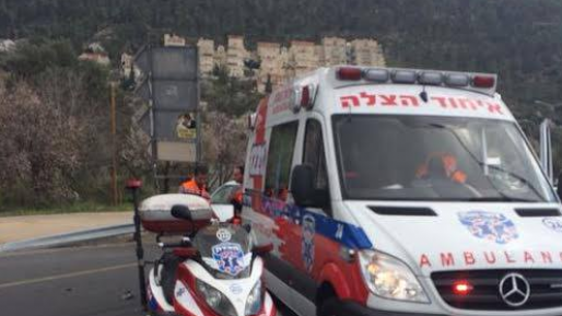 צילום: איחוד הצלה רוכב אופנוע נהרג בתאונה בכביש 20, סמוך למחלף שבעת הכוכבים