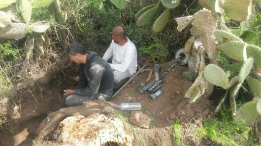 צילום: היחידה למניעת שוד ברשות העתיקות כתב אישום נגד חוליית שודדי עתיקות מהשטחים שנתפסה במודיעין