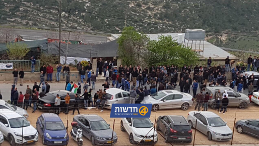 צילום: עידן אלביליה צפו: הוחזרו שתי גופות מחבלים לידי המשפחות, תוך צעקות: "שהיד"