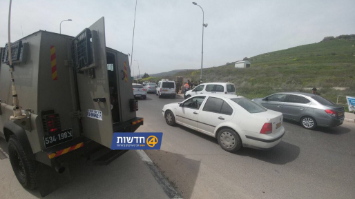 צילום: 0404 מחבל נעצר במהלך ניסיון דקירה סמוך לבה"ד 3 בשומרון
