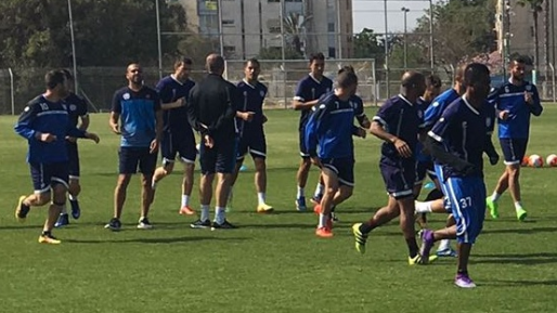 צילום: דוברות הפועל אשקלון שחקני אשקלון התאמנו לקראת רעננה, קיבלו את משכורות פברואר