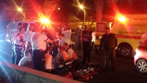 צילום: דוברות מד נער נפצע אנוש מפגיעת רכב סמוך לגבעת זאב