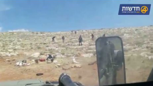 צילום: מתוך סרטון וידאו תושב בית אל נעצר בחשד להשלכת אבנים לעבר כוח צה"ל. חוננו: "מעצר שווא"