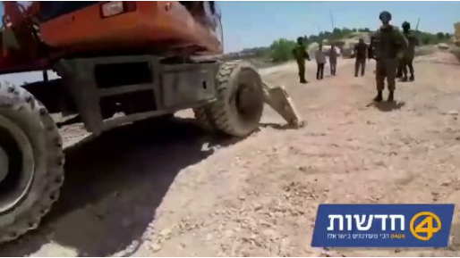 צילום: 0404 צפו: כוחותינו פושטים על מחצבה ערבית בלתי חוקית – החרימו ציוד במיליוני ש"ח