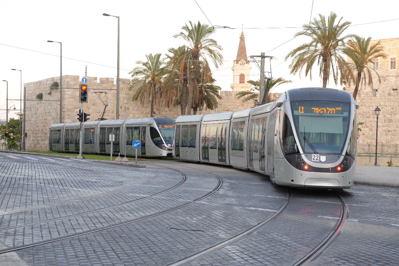 צילום: סיטיפס הרכבת הקלה בירושלים גם הבוקר: לא ניתן להסיע רכבות בתחנות יפה נוף והר הרצל בירושלים