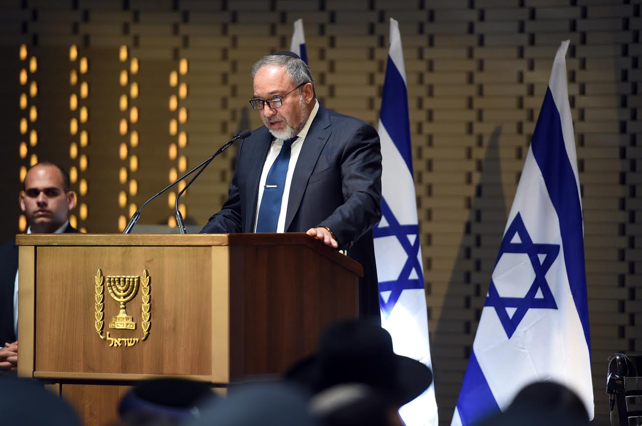 צילום: אריאל חרמוני, משרד הביטחון ליברמן: "ישראל אינה זוכה ברגע של אמת לגיבוי מהקהילה הבינלאומית"