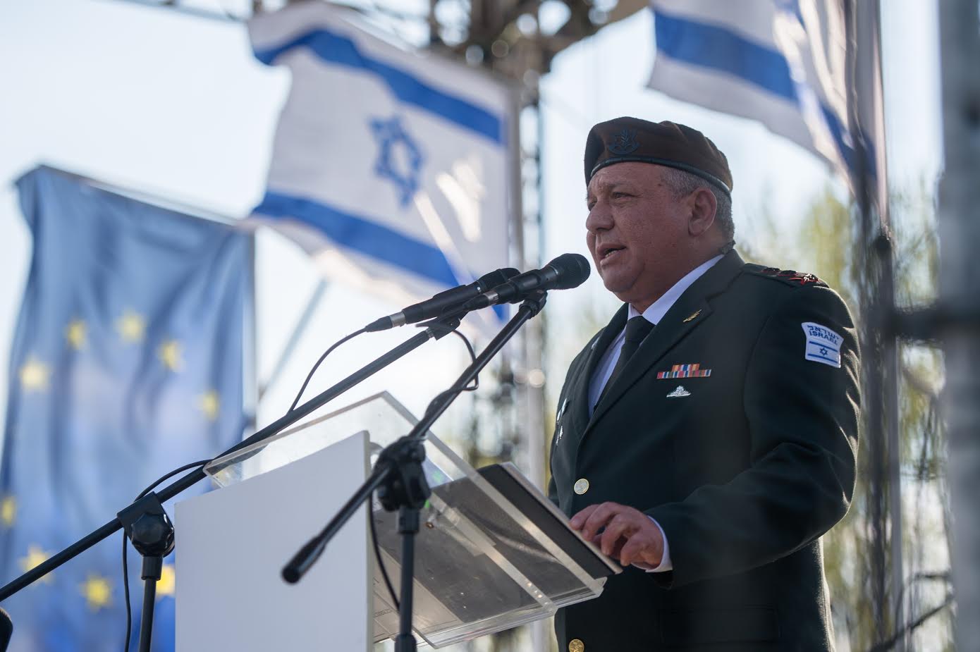 צילום: דובר צה הרמטכ״ל במצעד החיים: "לא ניתן לשום כח לערער את זכות קיומנו