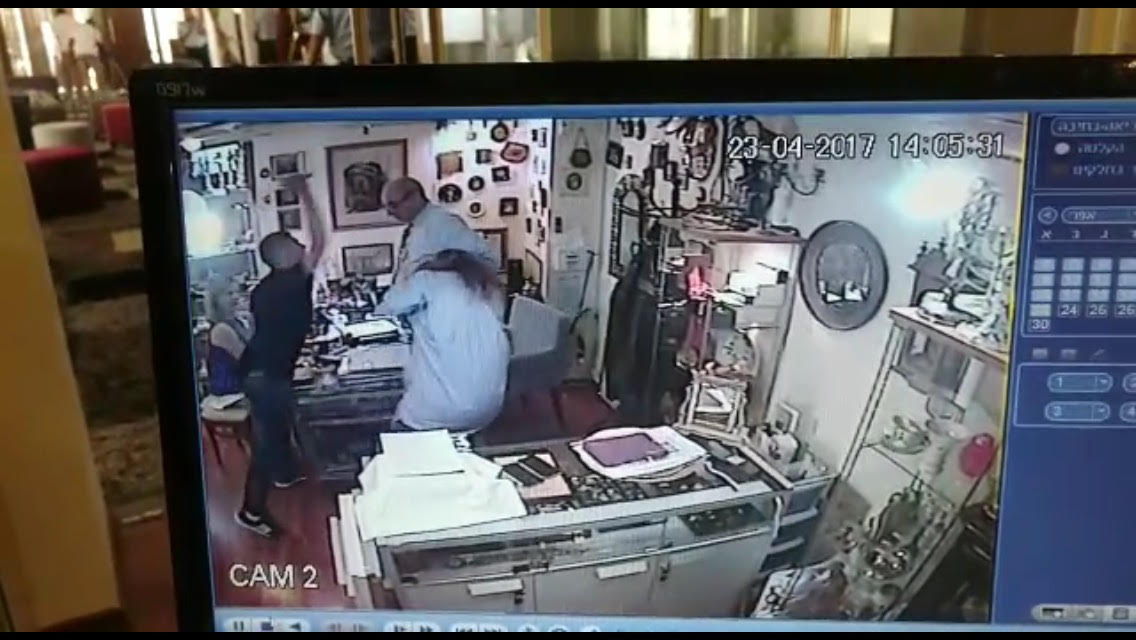 צילום: מצלמת אבטחה הוקפאו היתרי הכניסה לארגונים לאחר שהמחבל הגיע לת"א לבקשת ארגון NPT