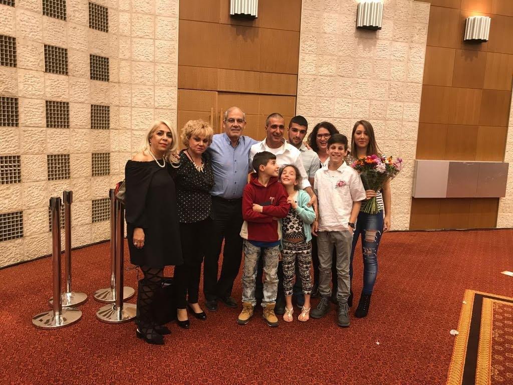 צילום: עיריית קריית אתא נשיא המדינה העניק את פרס העובד המצטיין של קריית אתא